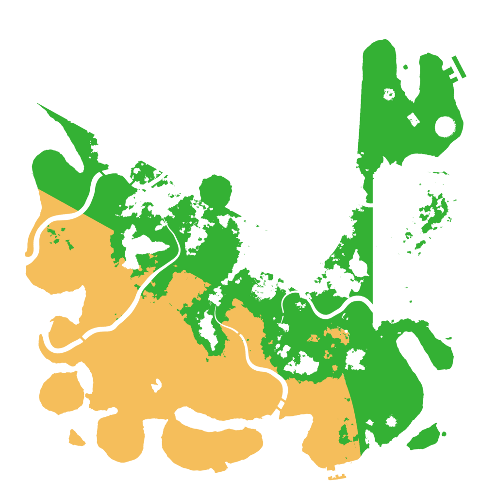 Biome Rust Map: Procedural Map, Size: 4250, Seed: 14731