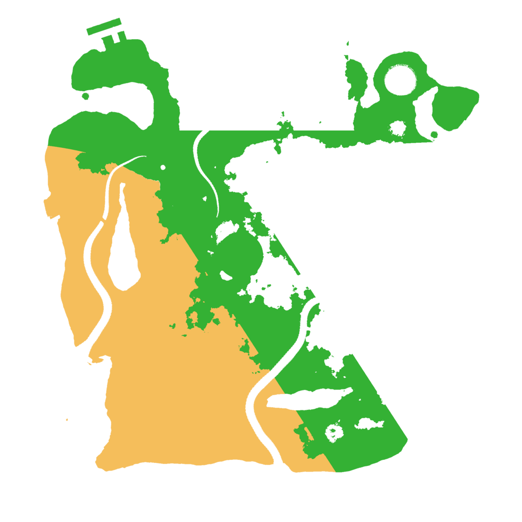 Biome Rust Map: Procedural Map, Size: 3000, Seed: 1172746814