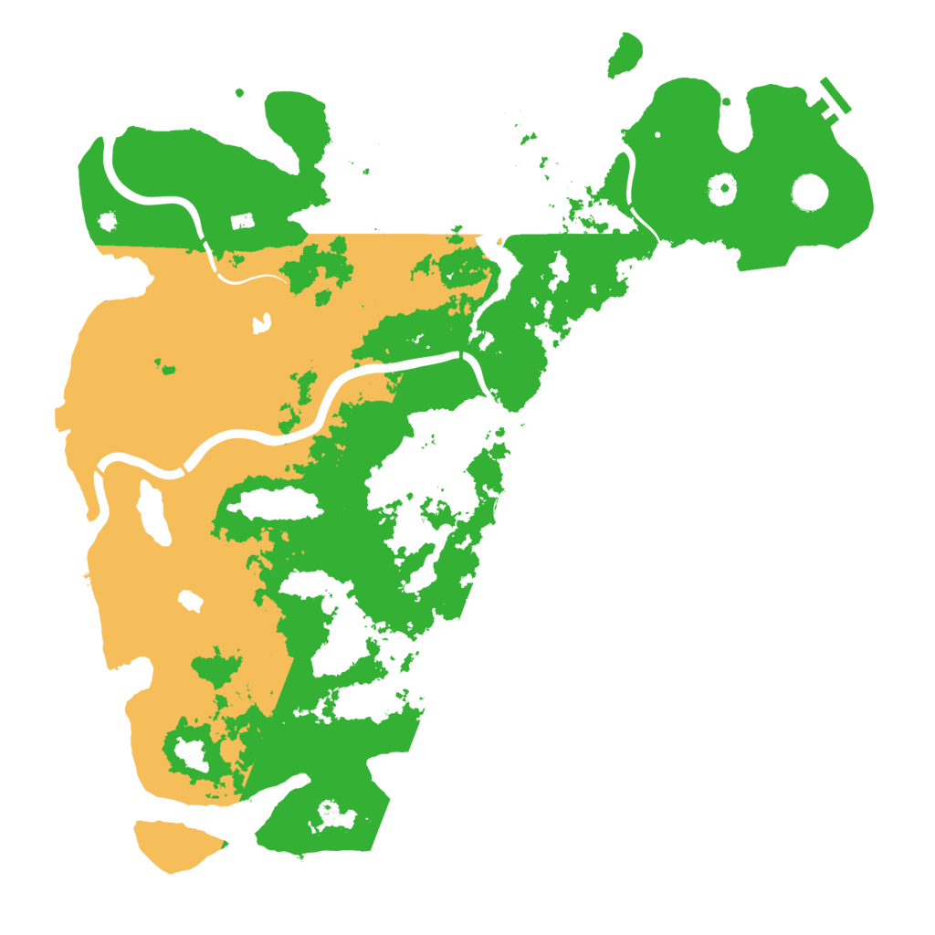 Biome Rust Map: Procedural Map, Size: 4500, Seed: 225844504