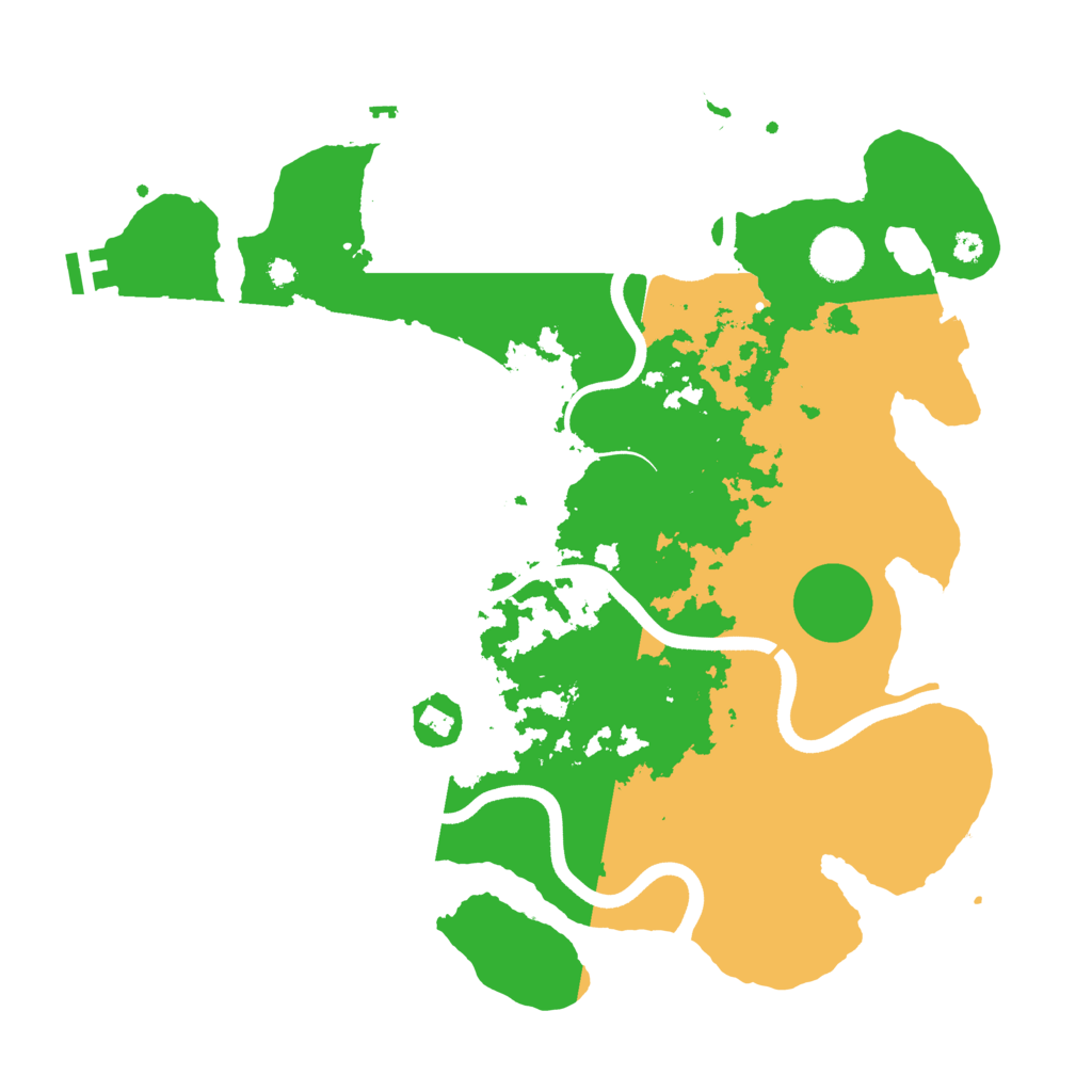 Biome Rust Map: Procedural Map, Size: 3650, Seed: 1655569109