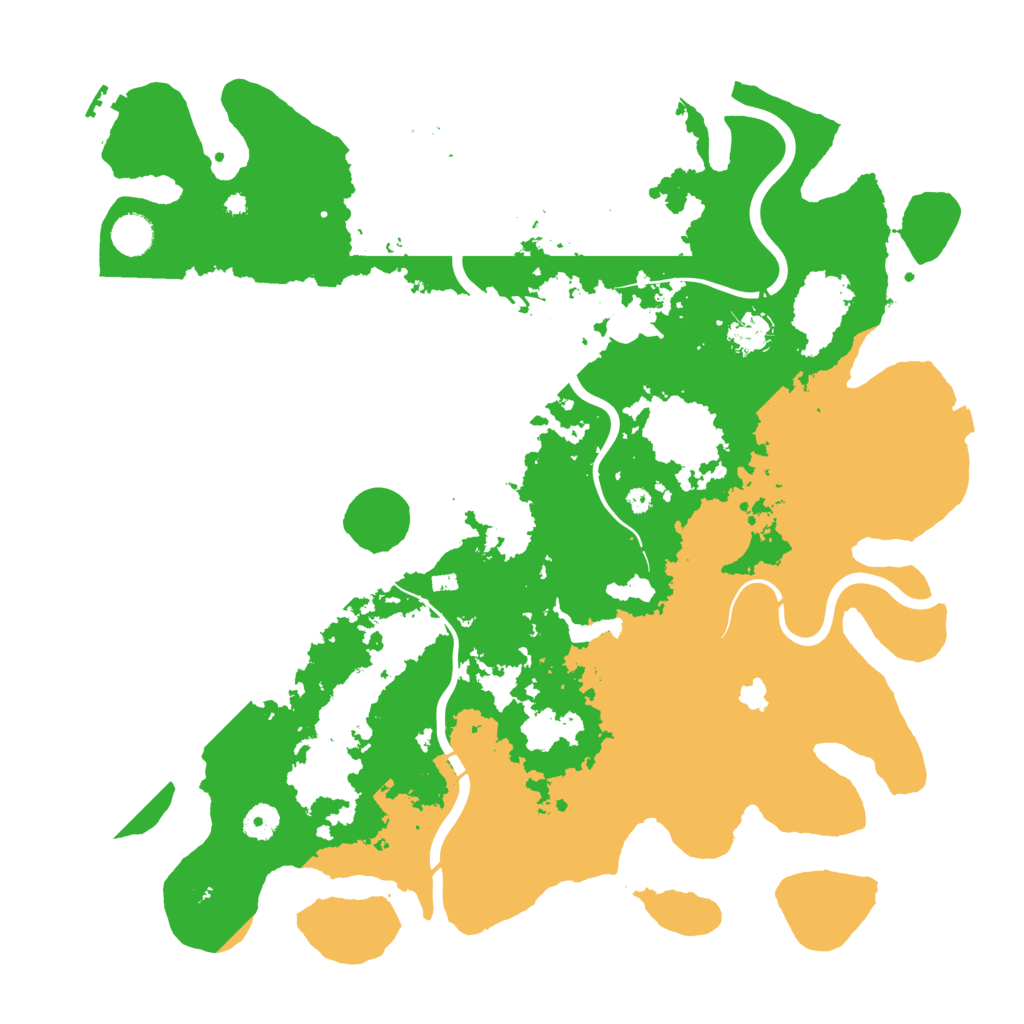 Biome Rust Map: Procedural Map, Size: 4300, Seed: 1323140181