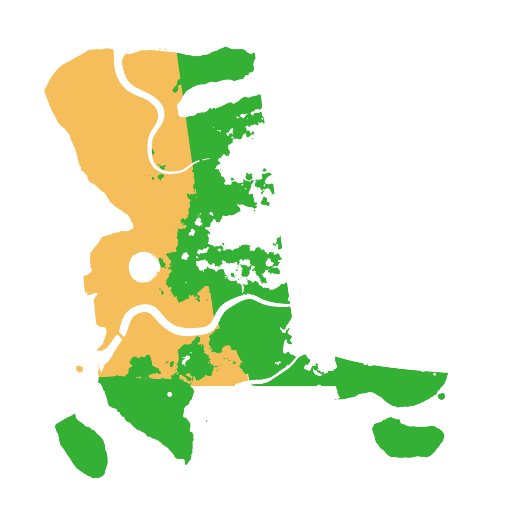 Biome Rust Map: Procedural Map, Size: 3000, Seed: 18726