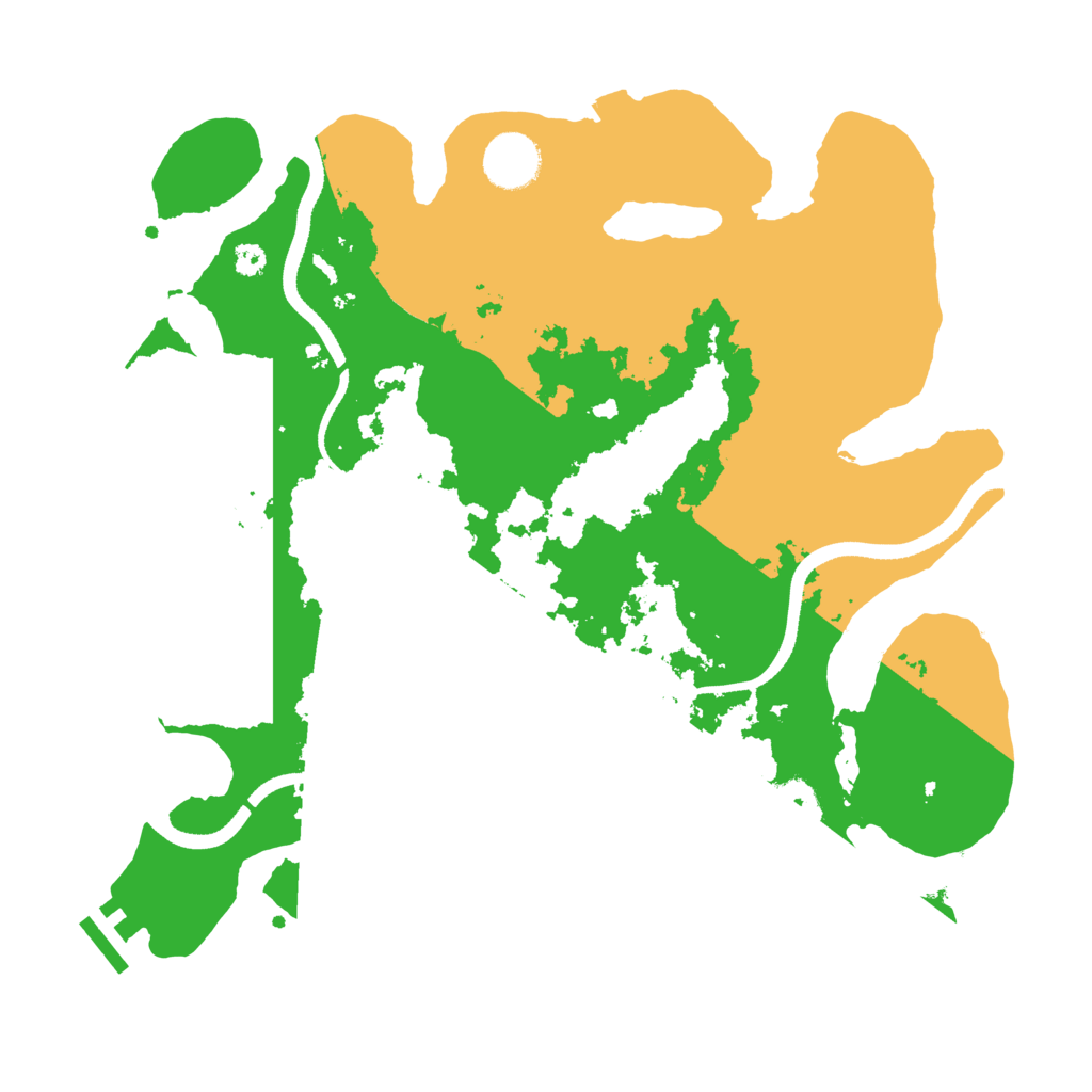 Biome Rust Map: Procedural Map, Size: 3400, Seed: 989635847