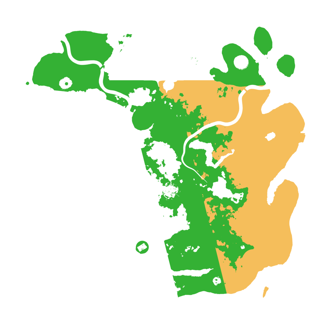 Biome Rust Map: Procedural Map, Size: 4000, Seed: 86089247