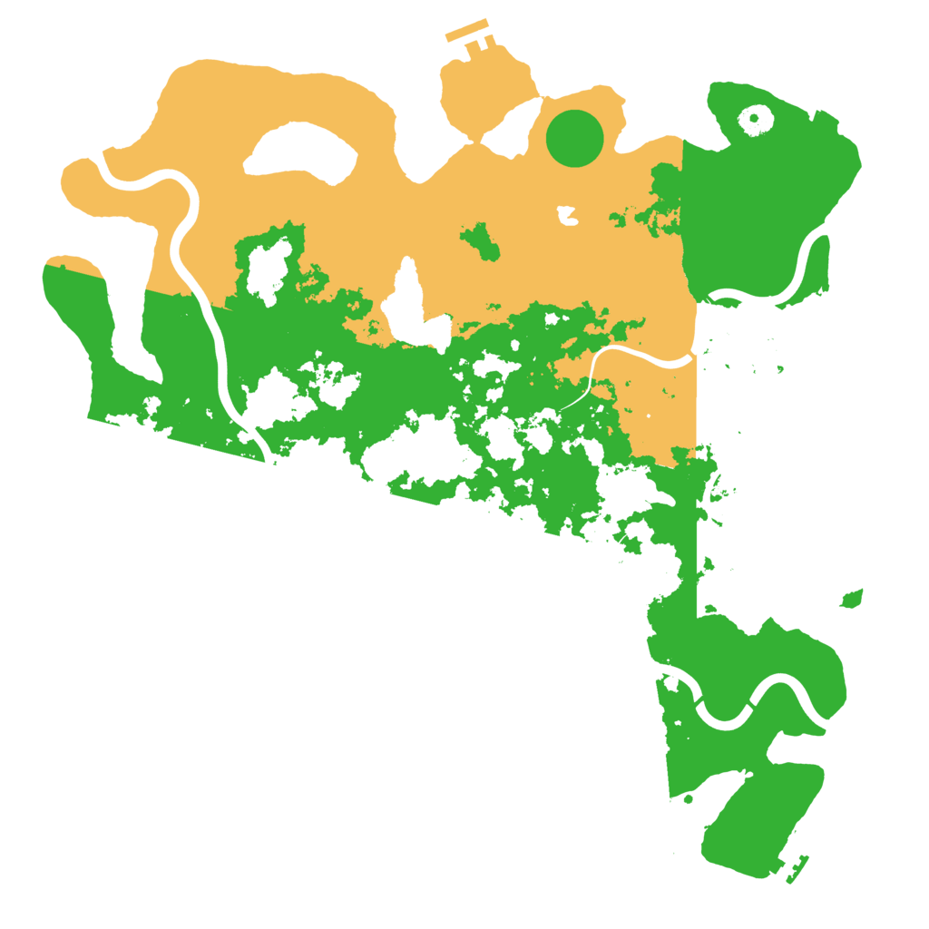 Biome Rust Map: Procedural Map, Size: 4250, Seed: 976124983