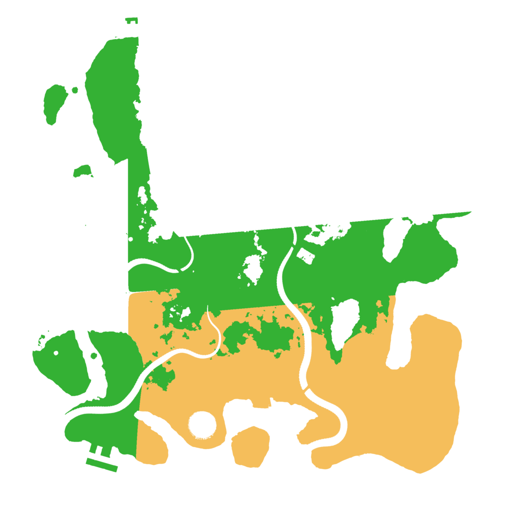 Biome Rust Map: Procedural Map, Size: 3250, Seed: 1235983189