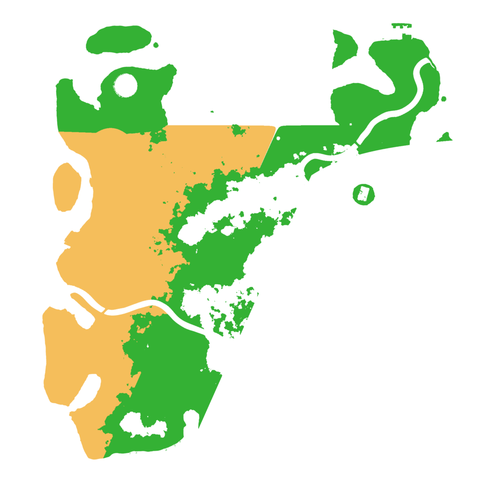 Biome Rust Map: Procedural Map, Size: 3800, Seed: 462639