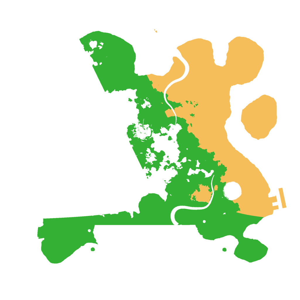 Biome Rust Map: Procedural Map, Size: 3000, Seed: 748252