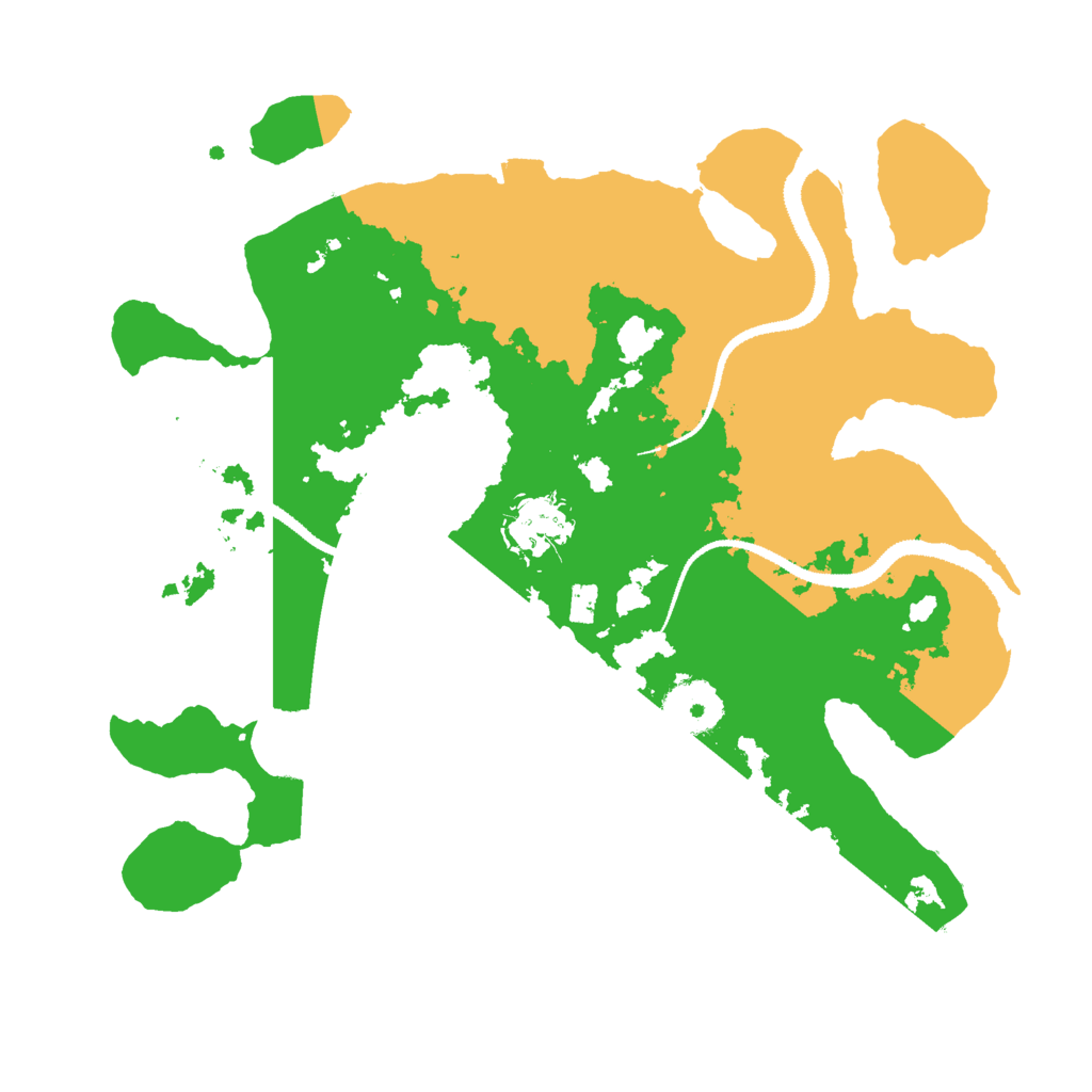Biome Rust Map: Procedural Map, Size: 3000, Seed: 789123