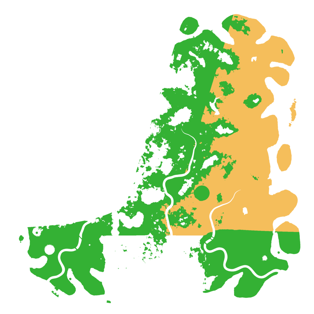 Biome Rust Map: Procedural Map, Size: 5500, Seed: 76679023