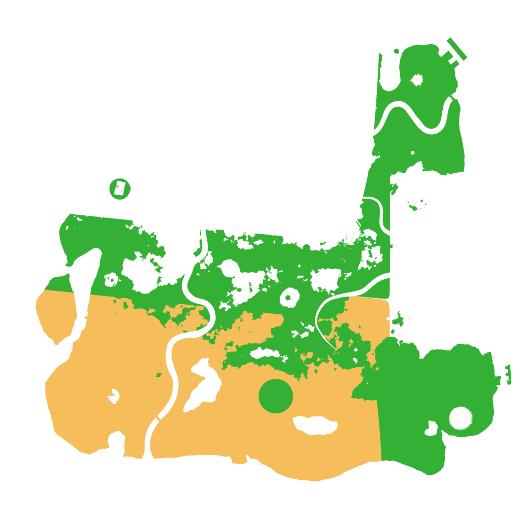 Biome Rust Map: Procedural Map, Size: 4000, Seed: 1142532766