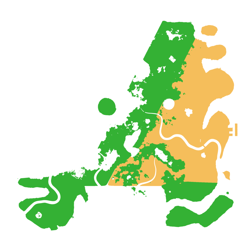 Biome Rust Map: Procedural Map, Size: 4000, Seed: 1854559568