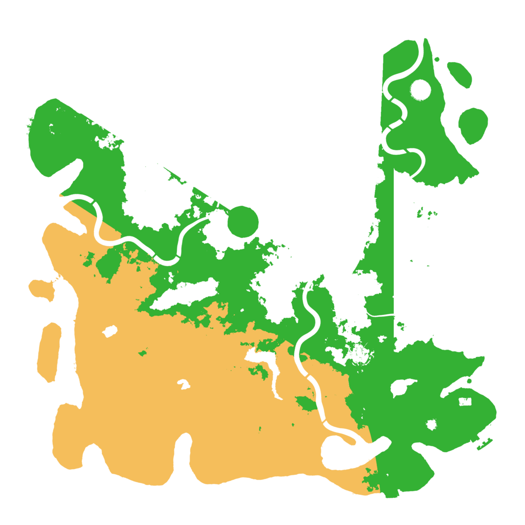 Biome Rust Map: Procedural Map, Size: 4500, Seed: 995523042