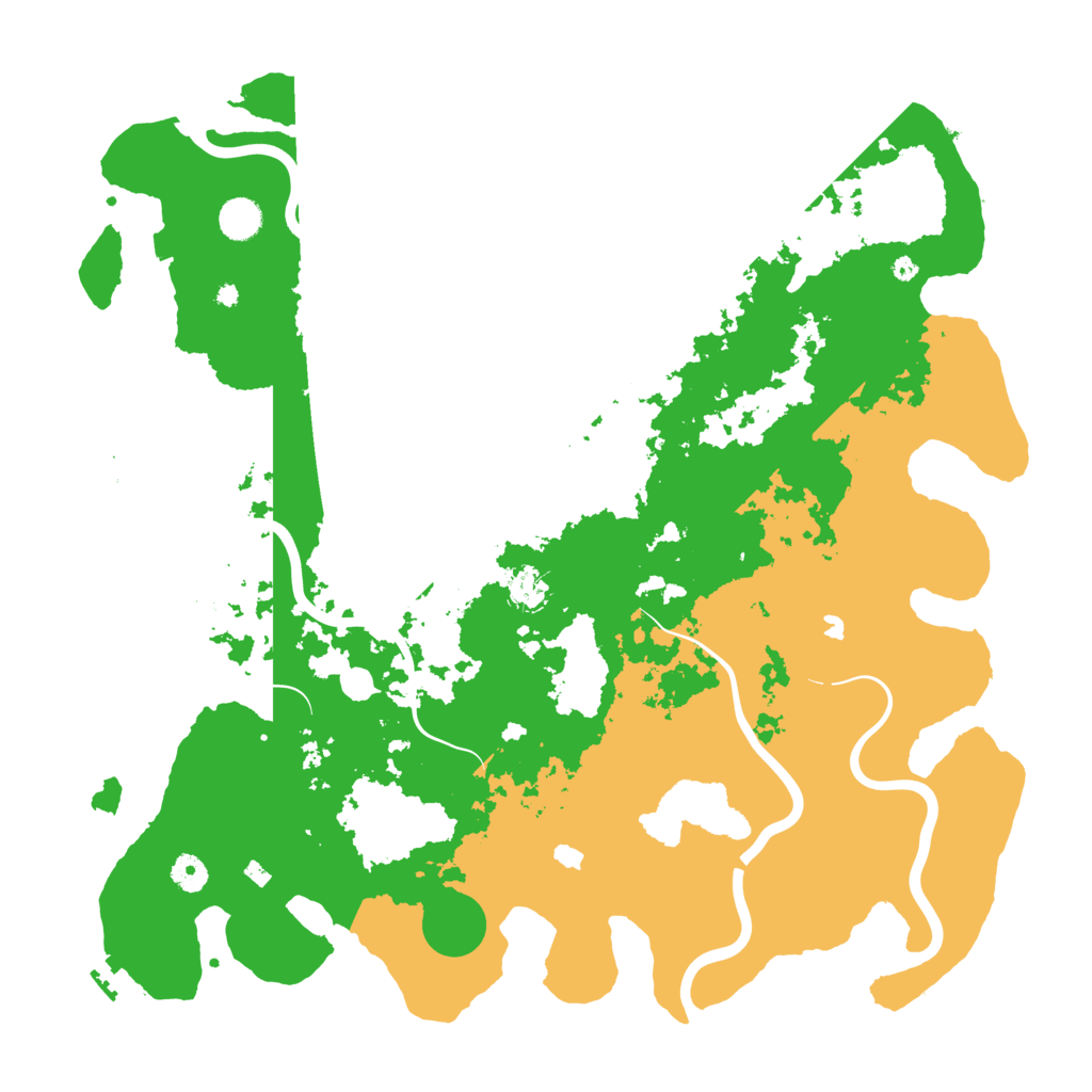Biome Rust Map: Procedural Map, Size: 4500, Seed: 1123147988
