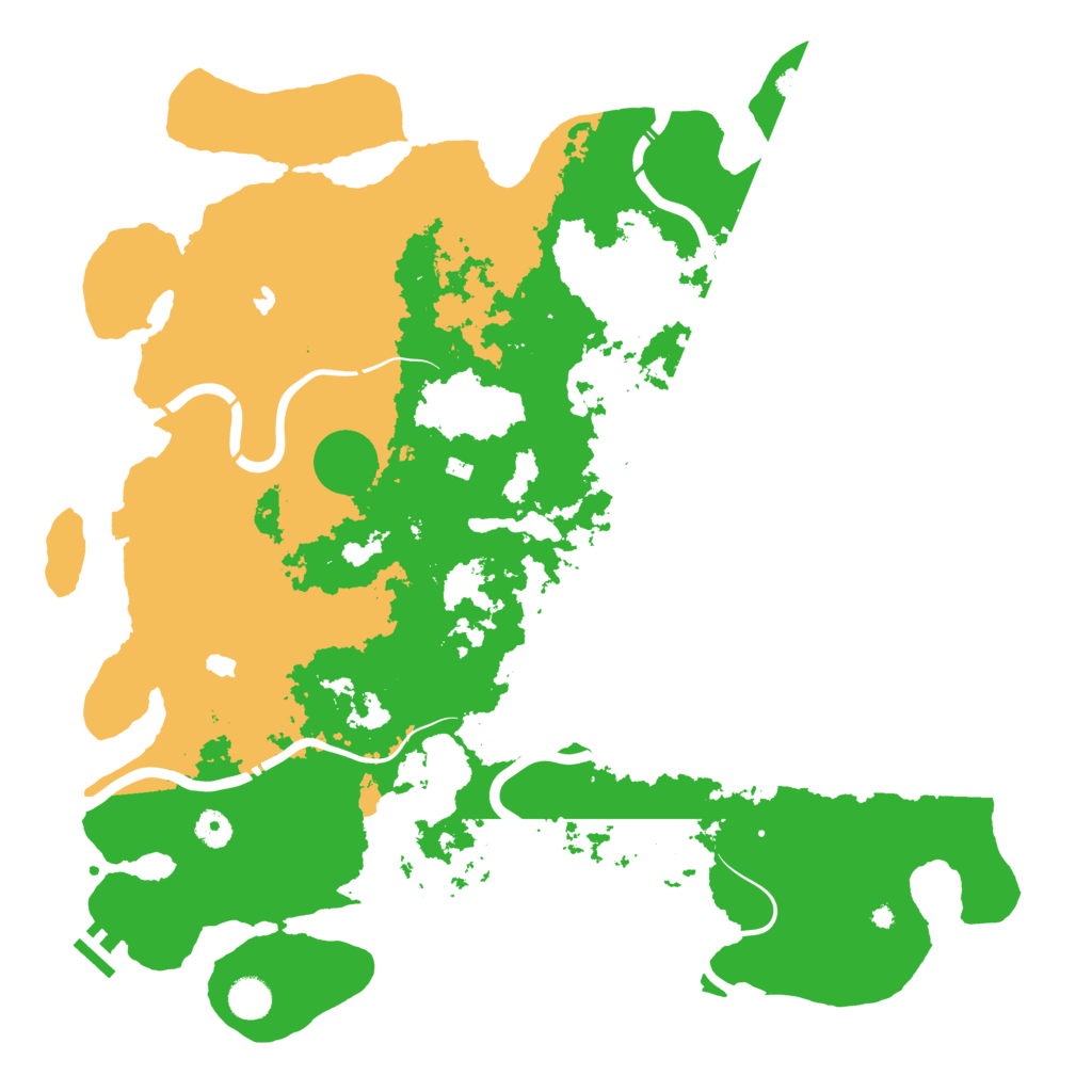 Biome Rust Map: Procedural Map, Size: 4500, Seed: 898029737