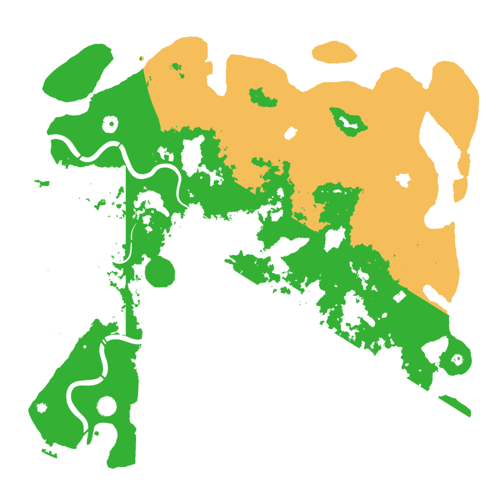 Biome Rust Map: Procedural Map, Size: 4500, Seed: 1227615441