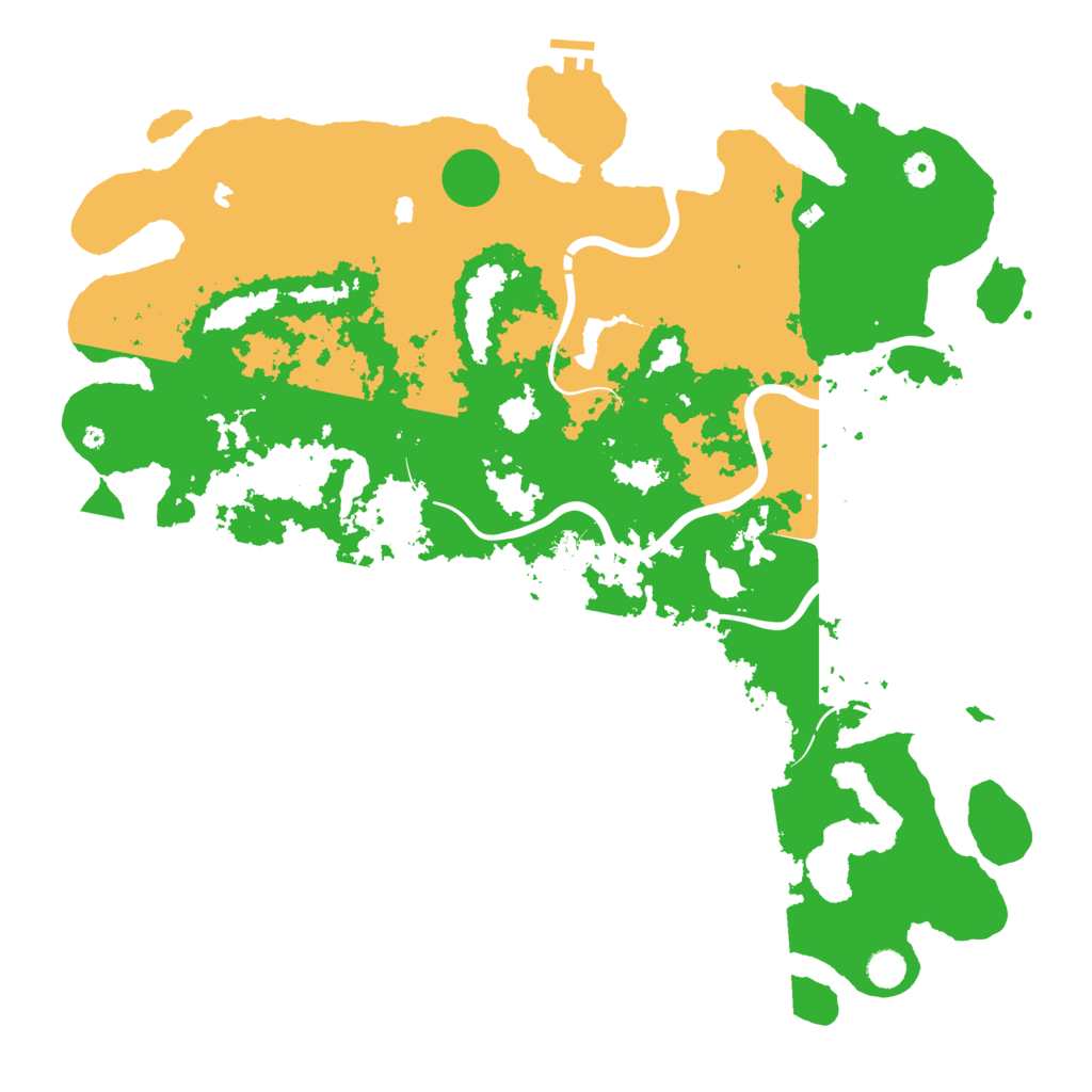 Biome Rust Map: Procedural Map, Size: 5000, Seed: 22354