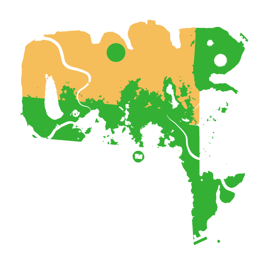 Biome Rust Map: Procedural Map, Size: 3750, Seed: 980719053