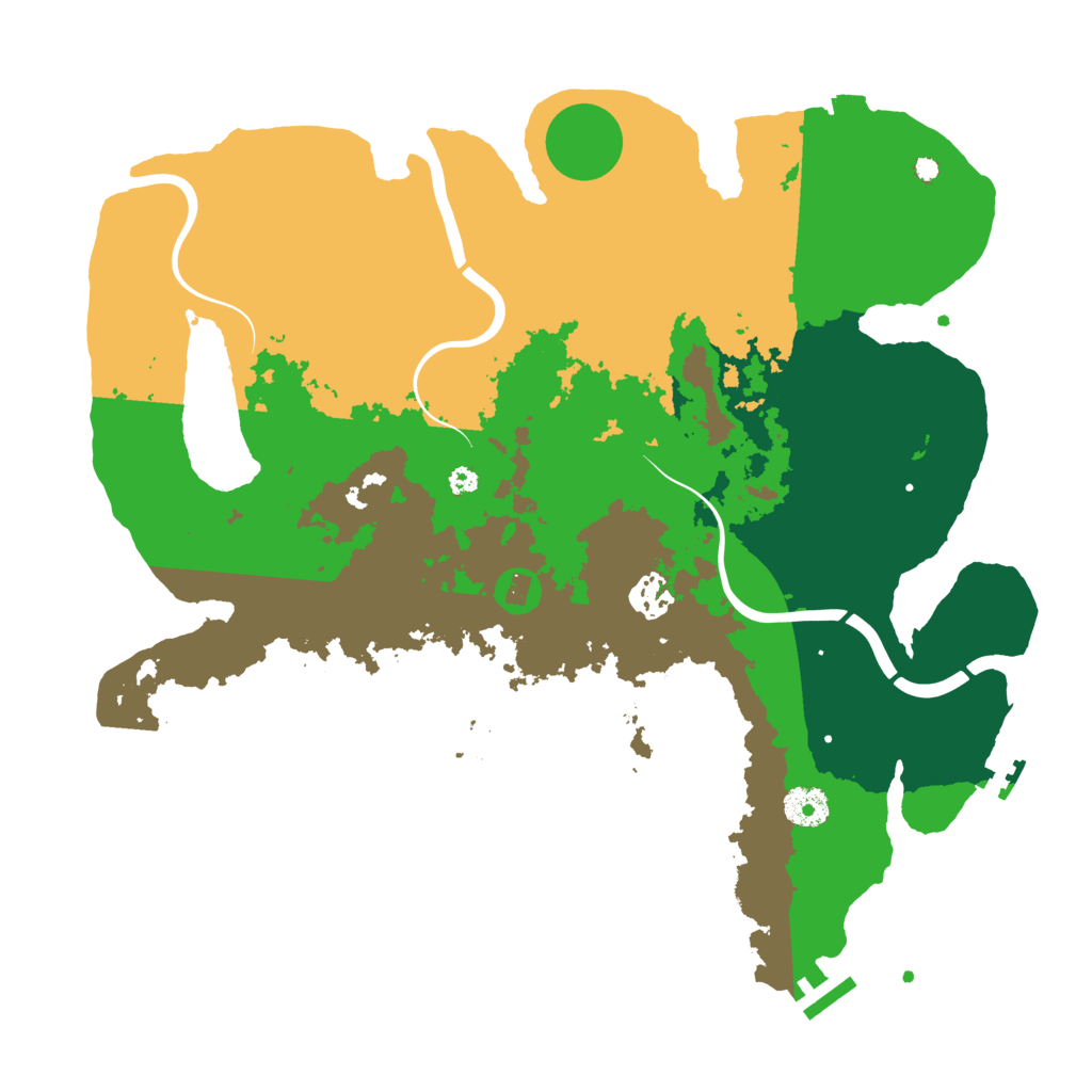 Biome Rust Map: Procedural Map, Size: 3750, Seed: 980719053