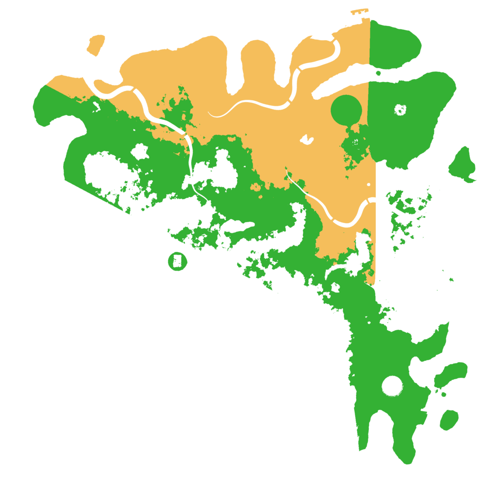 Biome Rust Map: Procedural Map, Size: 4300, Seed: 917611478