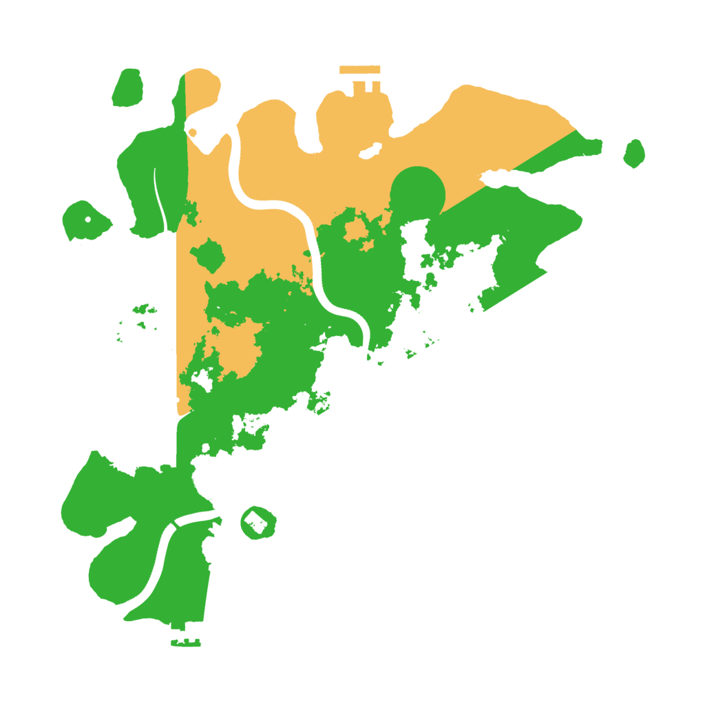 Biome Rust Map: Procedural Map, Size: 3500, Seed: 106042026
