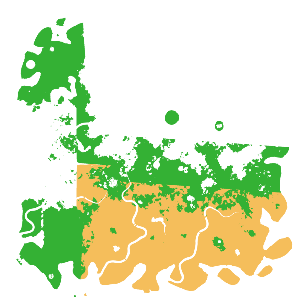 Biome Rust Map: Procedural Map, Size: 6000, Seed: 1486513284
