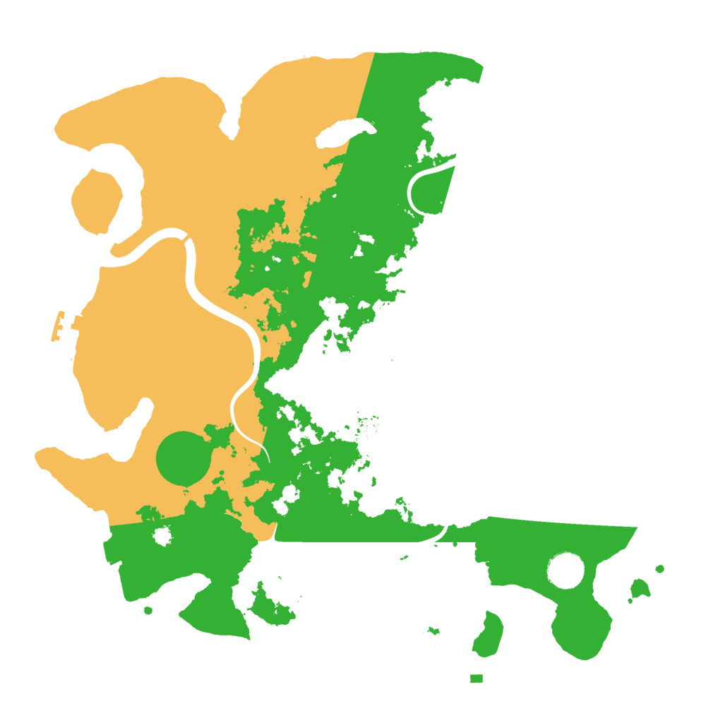 Biome Rust Map: Procedural Map, Size: 3500, Seed: 1805576835