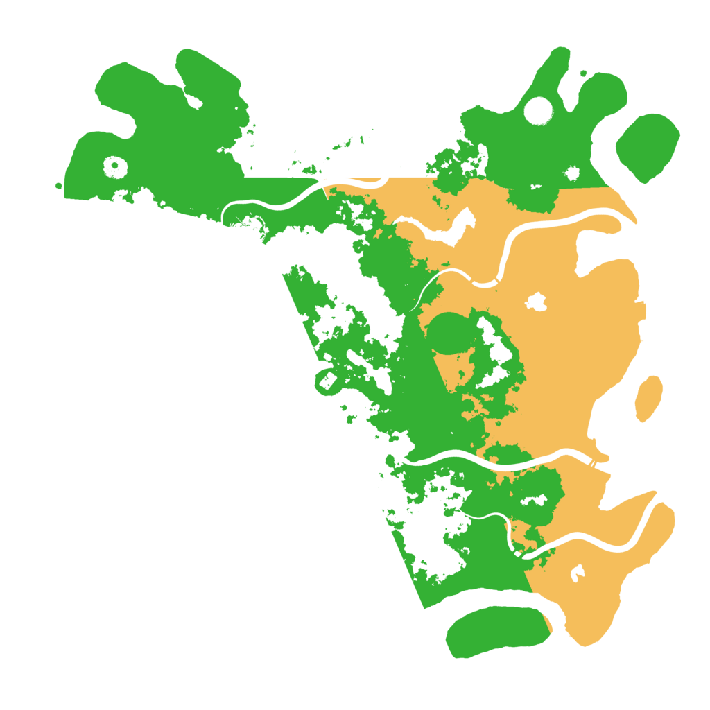 Biome Rust Map: Procedural Map, Size: 4500, Seed: 334