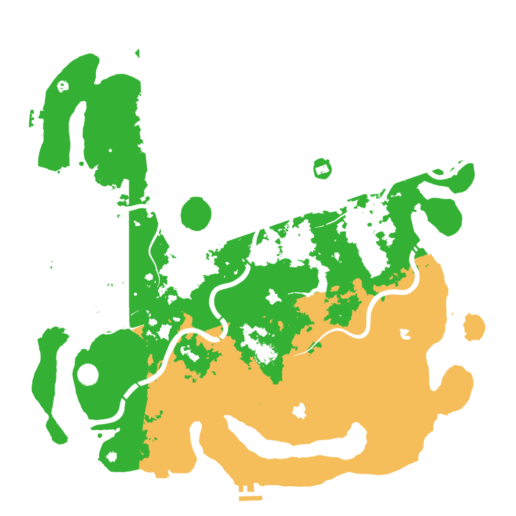Biome Rust Map: Procedural Map, Size: 4500, Seed: 22312180