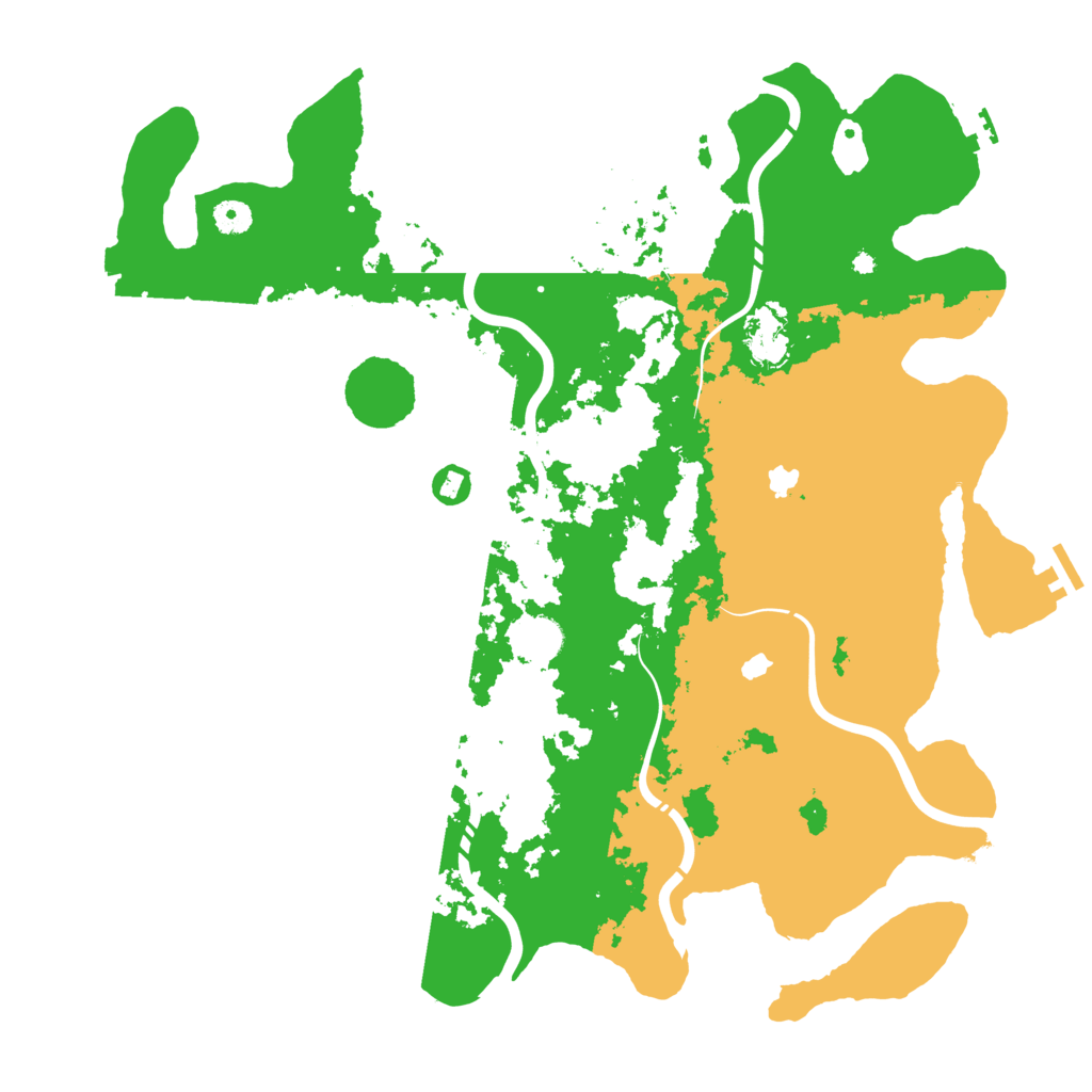 Biome Rust Map: Procedural Map, Size: 4500, Seed: 1912706775