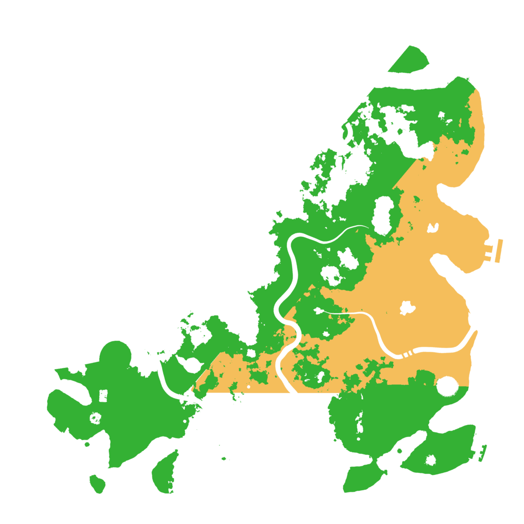 Biome Rust Map: Procedural Map, Size: 4500, Seed: 265561435