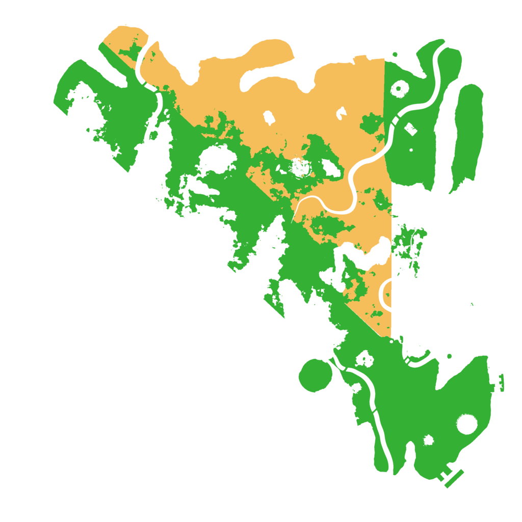 Biome Rust Map: Procedural Map, Size: 4500, Seed: 276719603