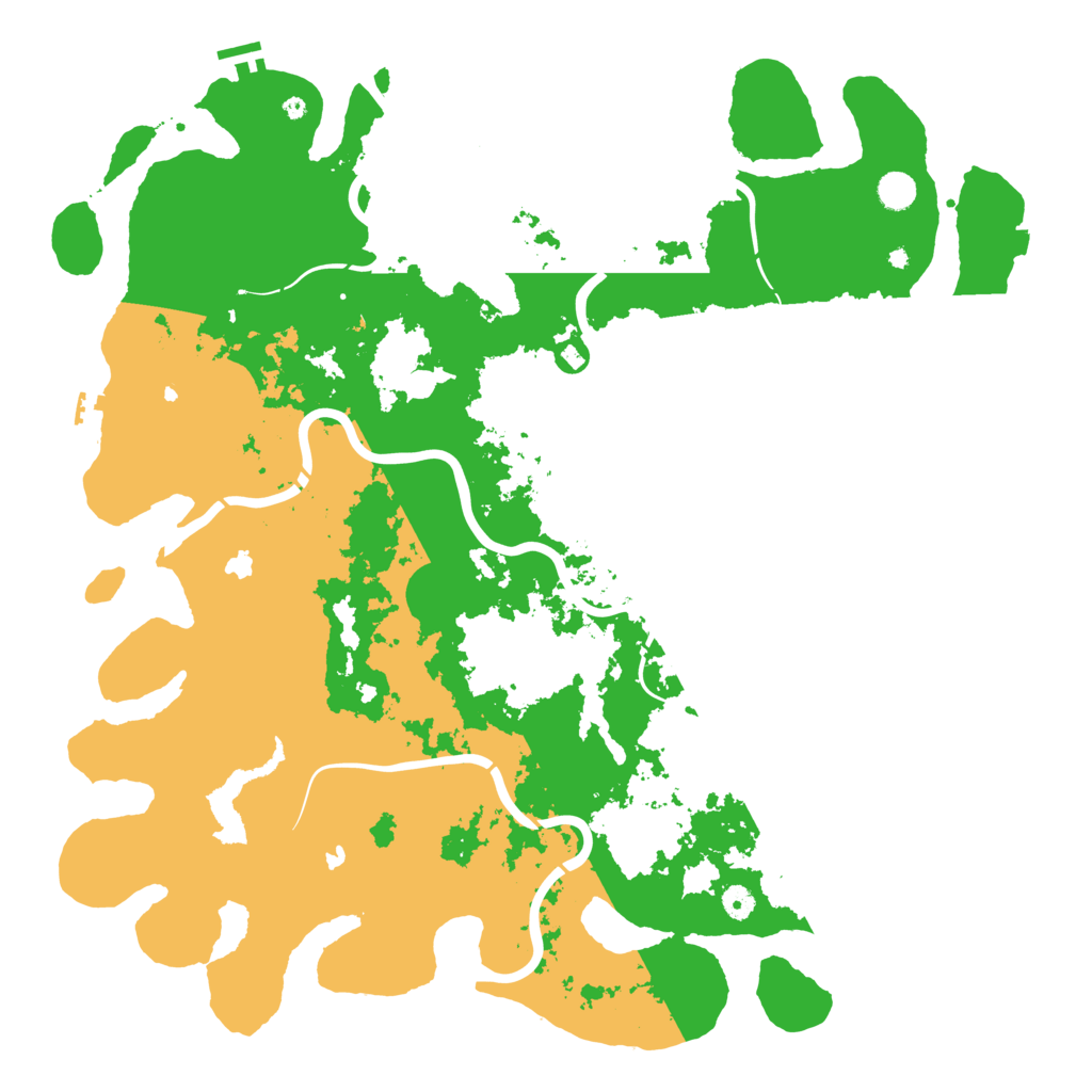 Biome Rust Map: Procedural Map, Size: 5000, Seed: 983632808