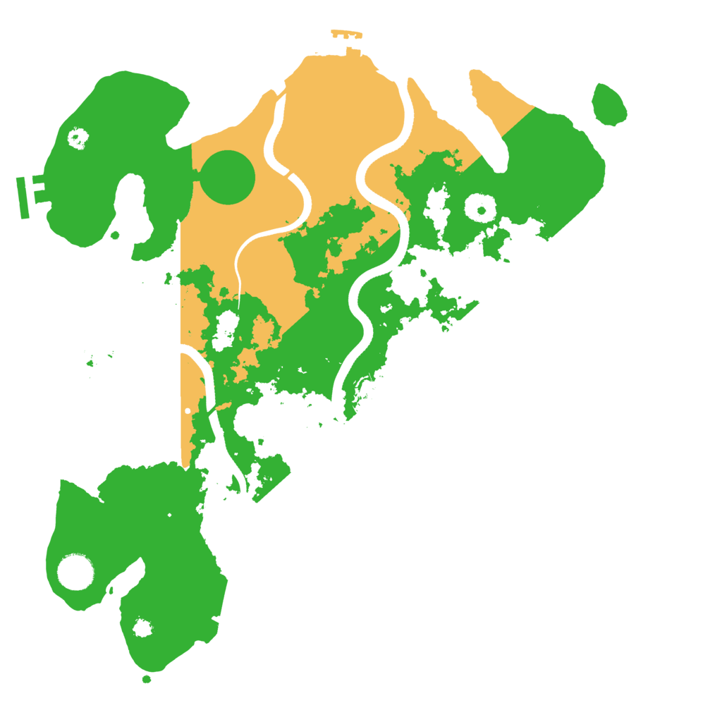 Biome Rust Map: Procedural Map, Size: 3500, Seed: 1058872045