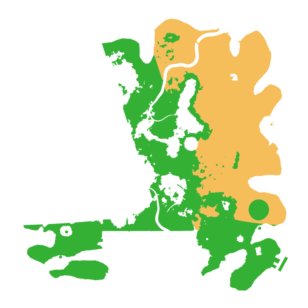 Biome Rust Map: Procedural Map, Size: 4000, Seed: 1319898805
