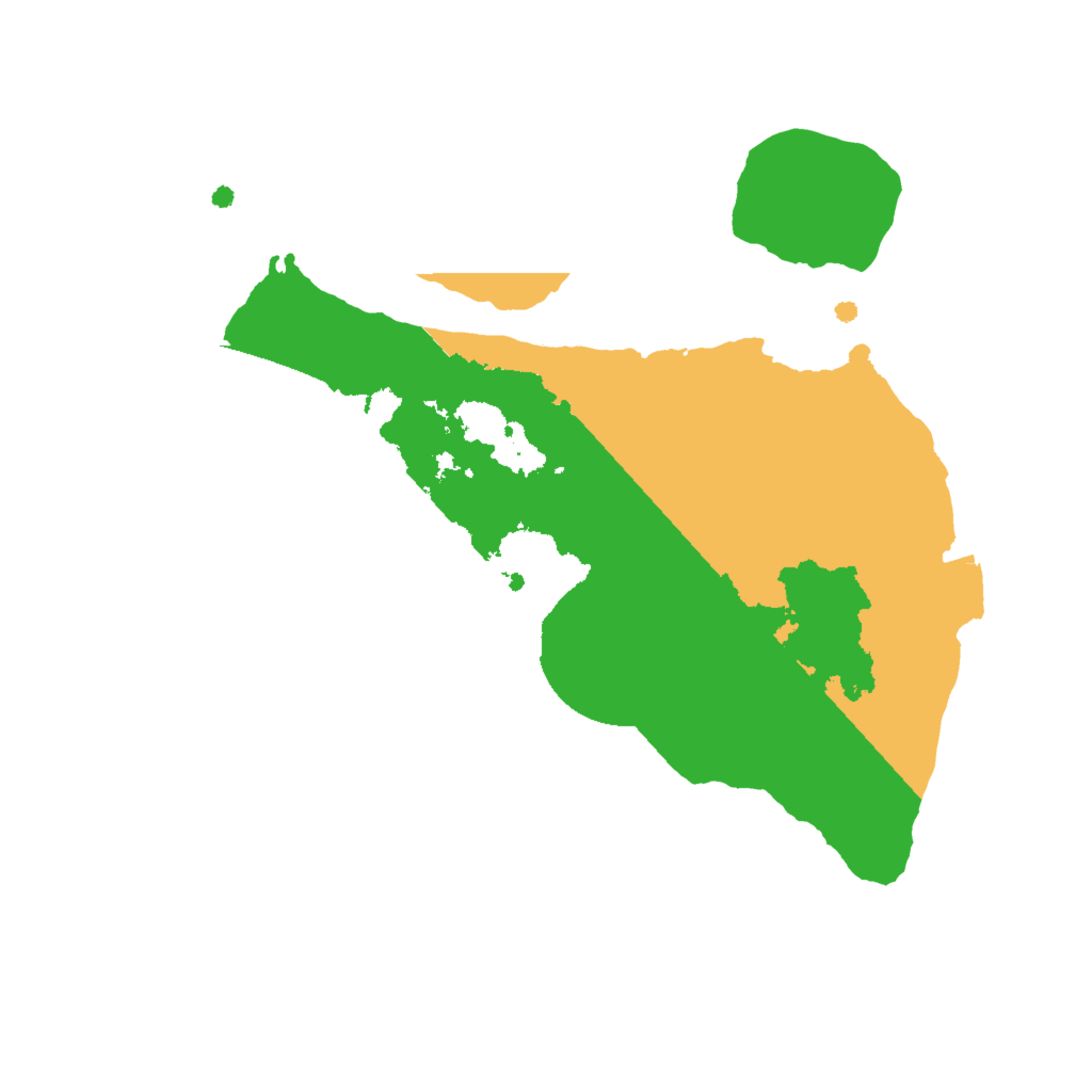 Biome Rust Map: Procedural Map, Size: 2000, Seed: 1228594631