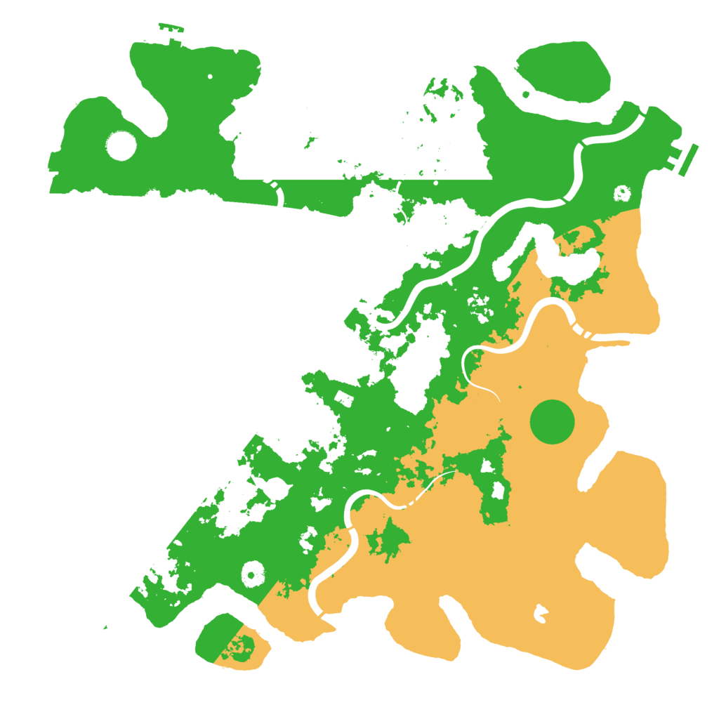 Biome Rust Map: Procedural Map, Size: 4250, Seed: 800655946