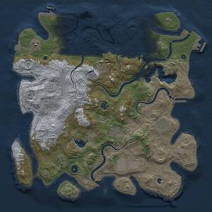 Thumbnail Rust Map: Procedural Map, Size: 4250, Seed: 800655946, 16 Monuments