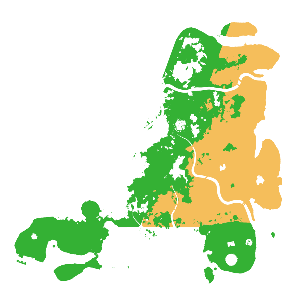 Biome Rust Map: Procedural Map, Size: 4500, Seed: 3422248