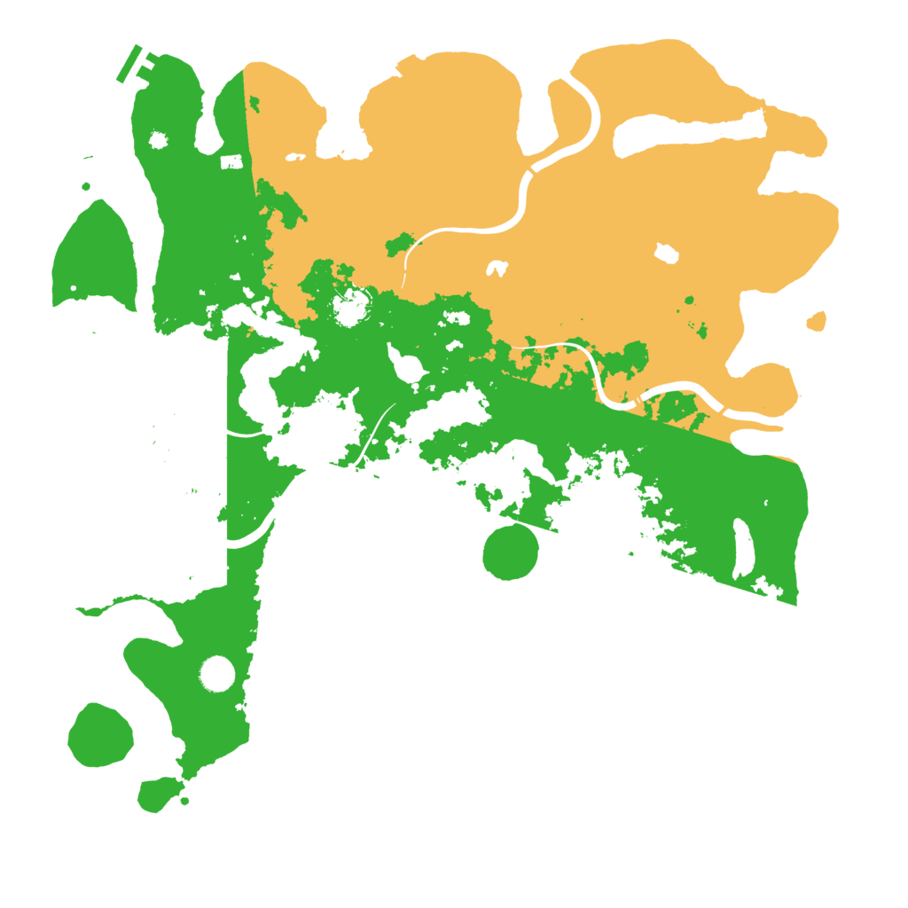 Biome Rust Map: Procedural Map, Size: 4500, Seed: 2000244304