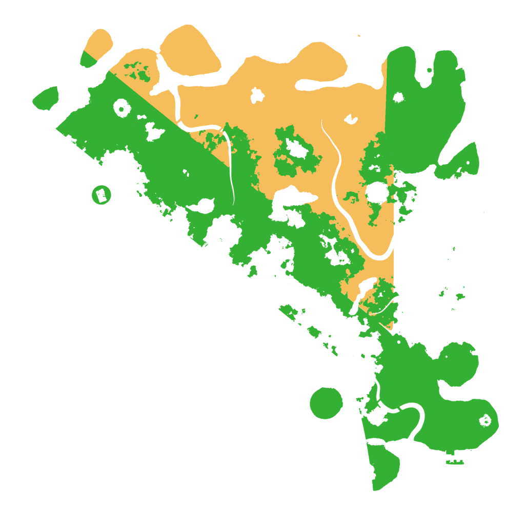 Biome Rust Map: Procedural Map, Size: 4500, Seed: 291568143