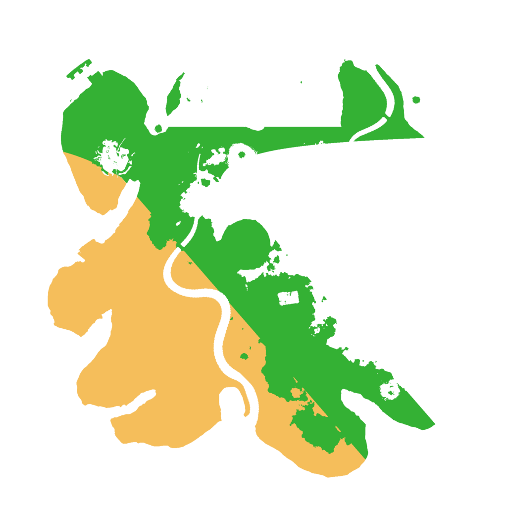 Biome Rust Map: Procedural Map, Size: 2700, Seed: 28563