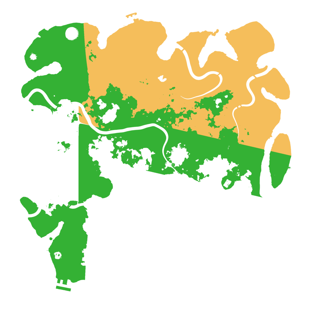 Biome Rust Map: Procedural Map, Size: 4250, Seed: 1073500653