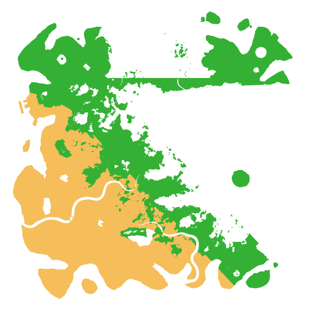 Biome Rust Map: Procedural Map, Size: 5000, Seed: 739934049