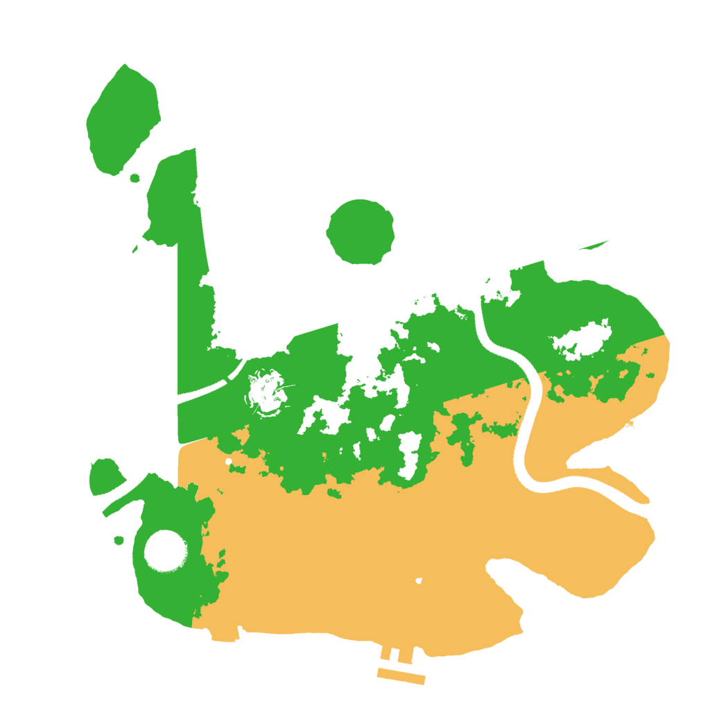 Biome Rust Map: Procedural Map, Size: 3000, Seed: 74885