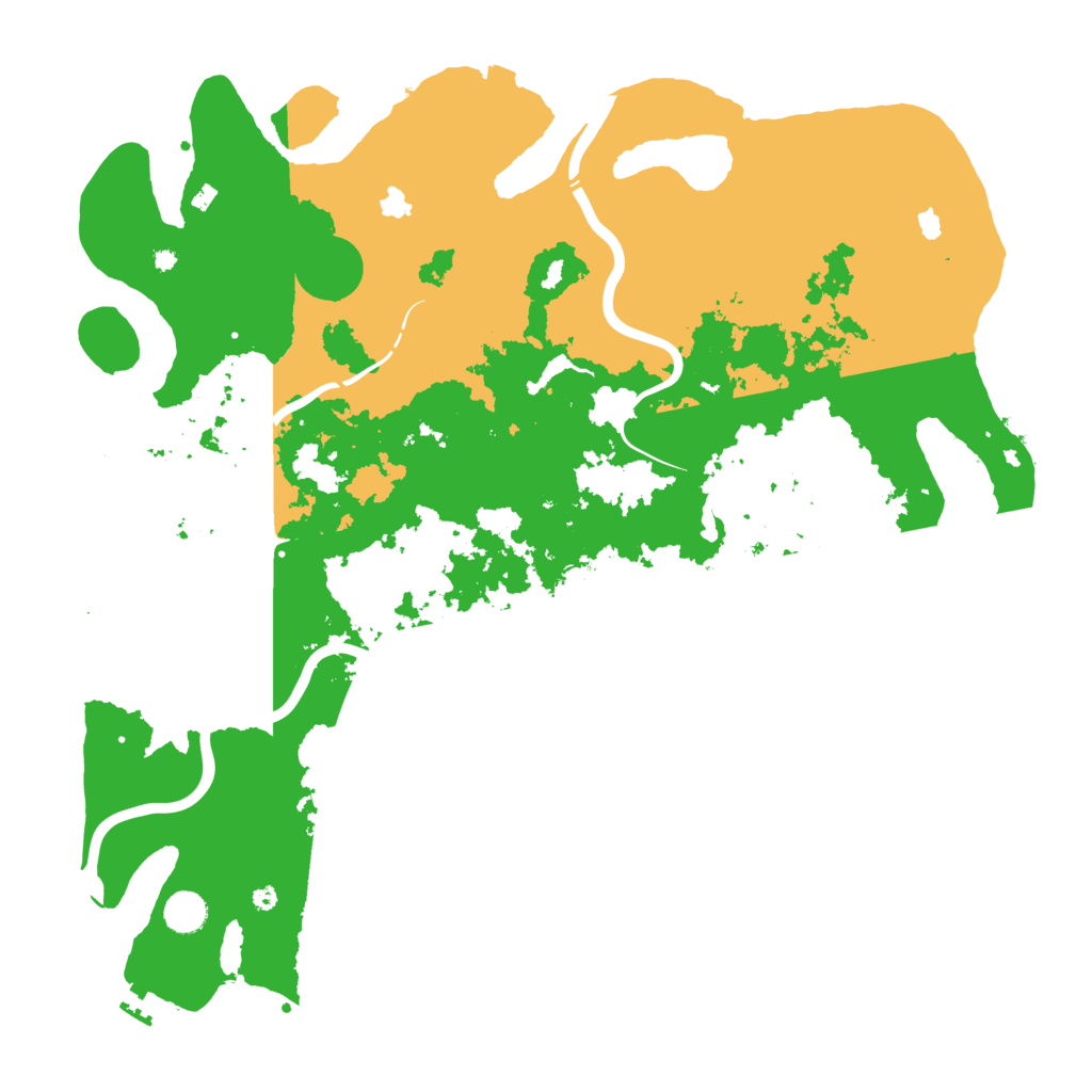 Biome Rust Map: Procedural Map, Size: 4500, Seed: 1367899461