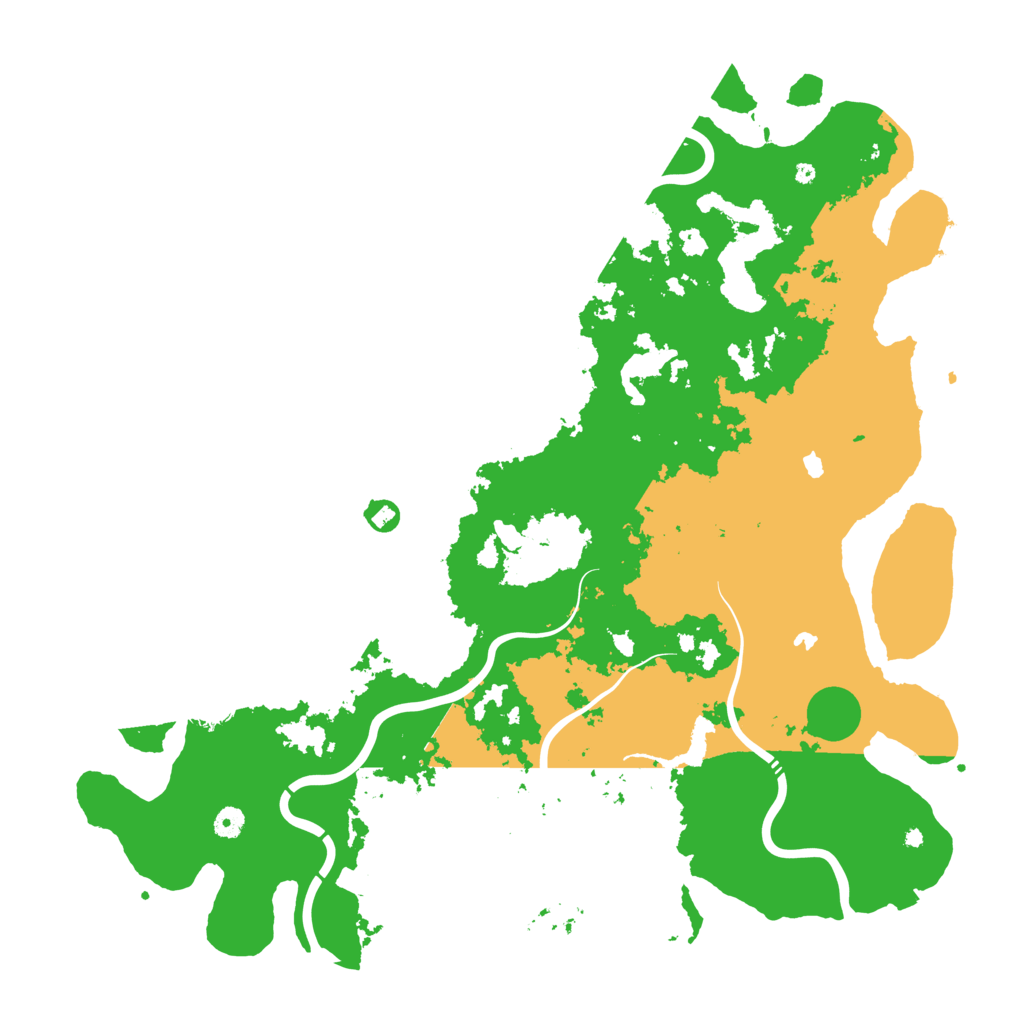 Biome Rust Map: Procedural Map, Size: 5000, Seed: 12369