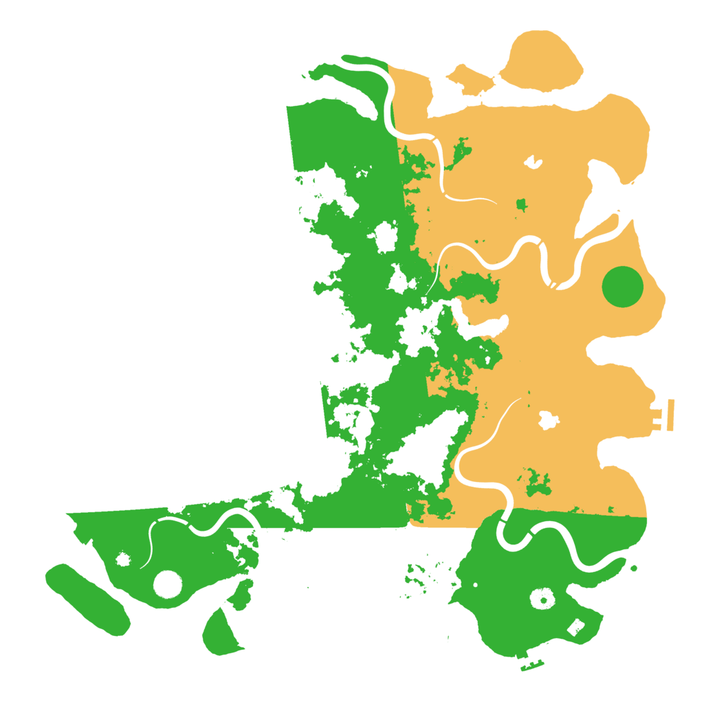 Biome Rust Map: Procedural Map, Size: 4500, Seed: 1553227628