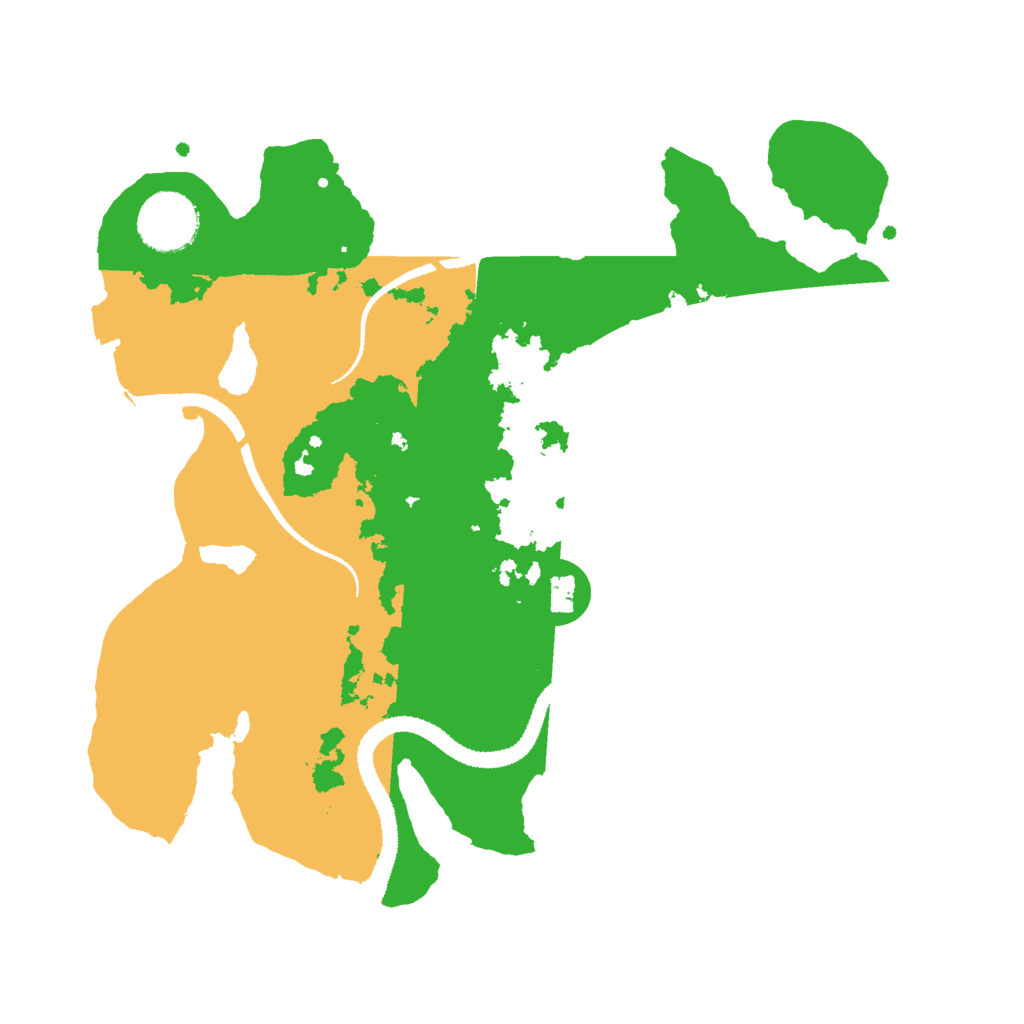 Biome Rust Map: Procedural Map, Size: 3000, Seed: 41329