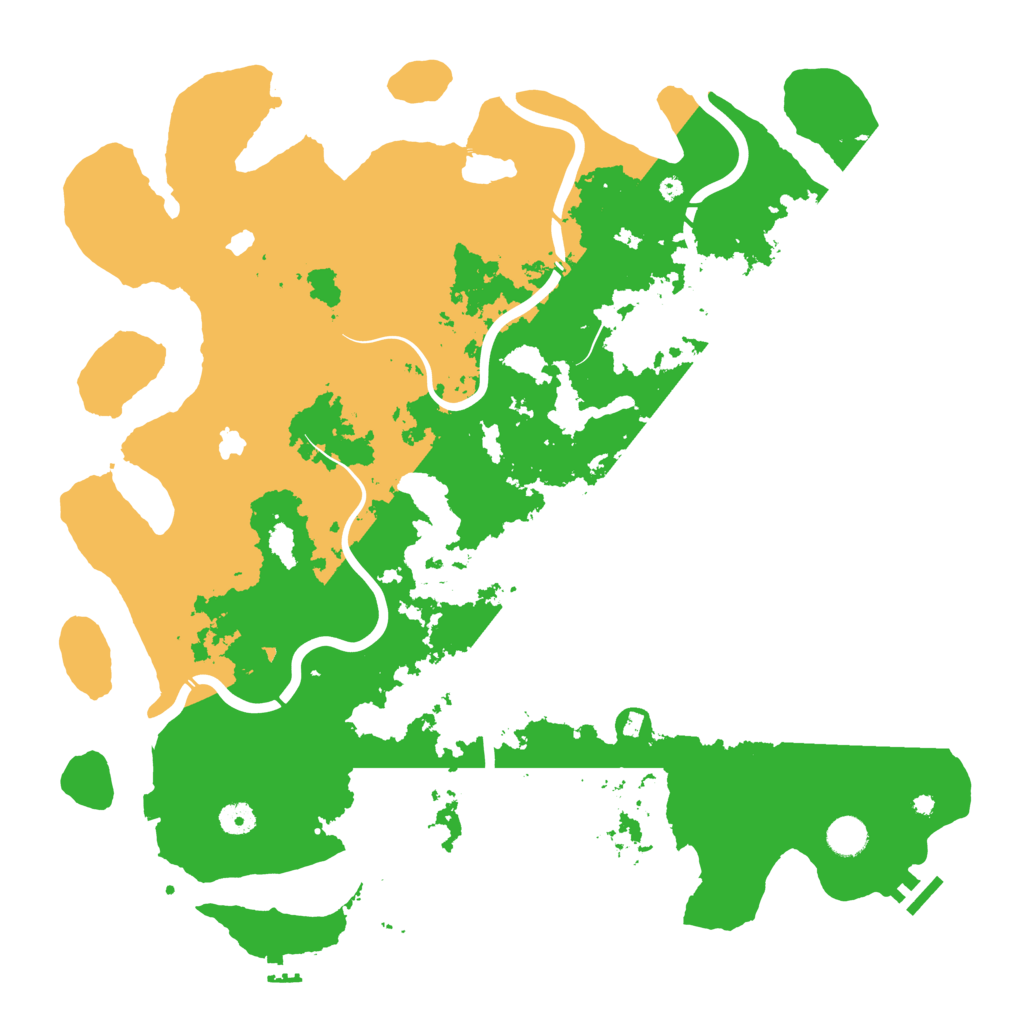Biome Rust Map: Procedural Map, Size: 4500, Seed: 807976315